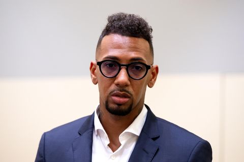 Jérôme Boateng im Saal des Landgerichts München