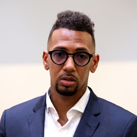 Jérôme Boateng im Saal des Landgerichts München