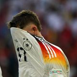 Florian Wirtz rettete die Deutsche Nationalmannschaft mit seinem Treffer in die Verlängerung. Am Ende aber war die Enttäuschung auch bei ihm groß