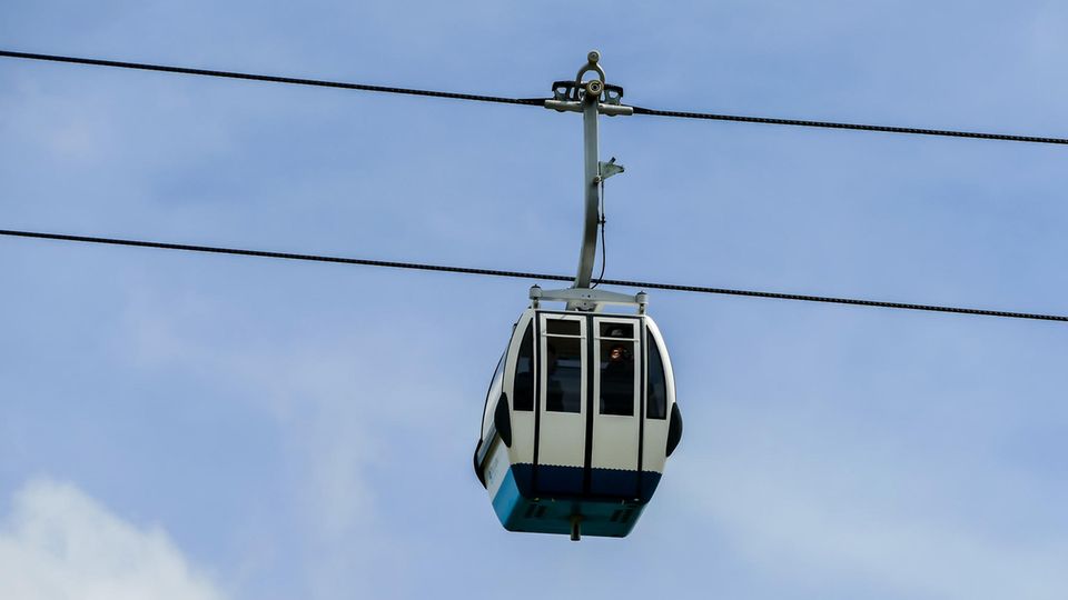 Eine Seilbahn als Symbolfoto des Unglücks in Italien