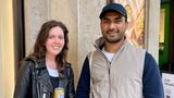 Akhil und Eilidh sind seit der Unizeit befreundet. Nur beim Thema Politik kommen sie nicht auf einen Nenner. Eilidh, 28, die für ein Solarunternehmen arbeitet, hat die Liberal Democrats gewählt – aus taktischen Gründen, um den Tories Sitze streitig zu machen. Akhil, 30, ist in Indien geboren und hat sich für die Konservativen entschieden.  Akhil: "In den vergangenen fünf Jahren ist viel schiefgelaufen, klar. Aber ich habe das Gefühl, dass die letzte Regierung gerade dabei war, die Kurve zu kriegen. Unter Sunak hat sich die Wirtschaft wieder ein Stück weit stabilisiert. Ich möchte einen Premierminister, der sich mit Finanzen auskennt. Und ich bin für strengere Einwanderungsgesetze. Wir sollten nicht alle Menschen hereinlassen und mit Zuschüssen um uns schmeißen, wenn schon so viele Menschen im Land Probleme haben. Mal gucken, was die Starmer-Regierung nun daraus macht. Ich bin gespannt!"  Eilidh: "Demokratie lebt vom Wechsel, und dieser war lange überflüssig. Ich bin froh, dass wir jetzt eine neue Regierung haben, die die Sachen anders angehen will. Vor allem, was Steuerabgaben für Reiche, die Finanzierung des Gesundheitssystems und von mehr Wohnraum angeht. Ich habe einen guten Job, und trotzdem ist es quasi unmöglich, in London eine bezahlbare Wohnung zu finden. Ich hoffe sehr, dass sich da was ändert."