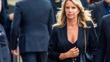 Linde de Mol im Juli 2021 bei der Trauerfeier für den ermordeten Kriminalreporter Peter de Vries