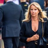 Linde de Mol im Juli 2021 bei der Trauerfeier für den ermordeten Kriminalreporter Peter de Vries