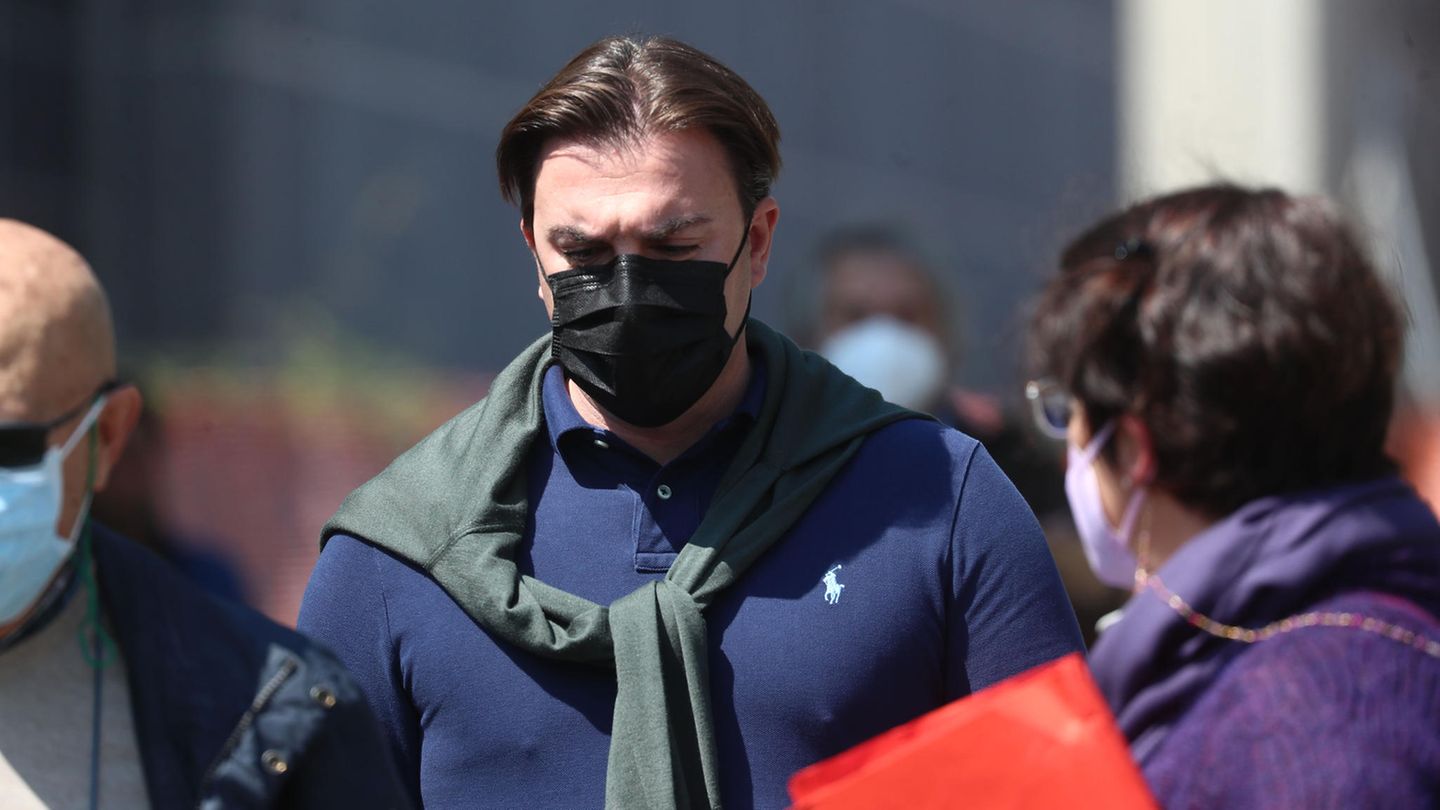 Italien: Giacomo B. mit FFP2-Maske