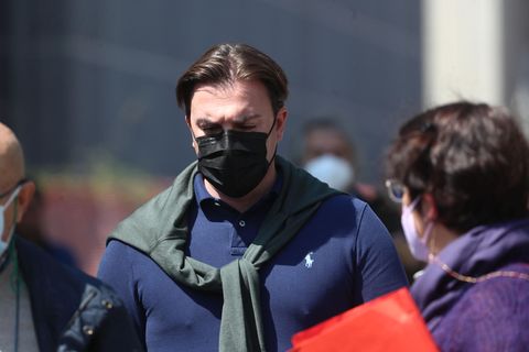 Italien: Giacomo B. mit FFP2-Maske