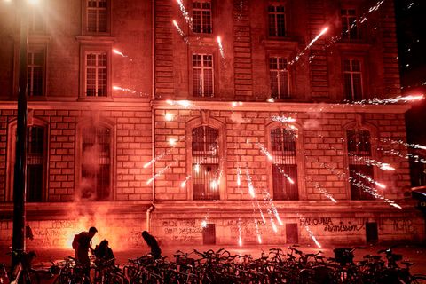 In Paris kam es zu Zusammenstößen zwischen Demonstranten und der Polizei