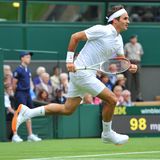 Roger Federer in Wimbledon 2013