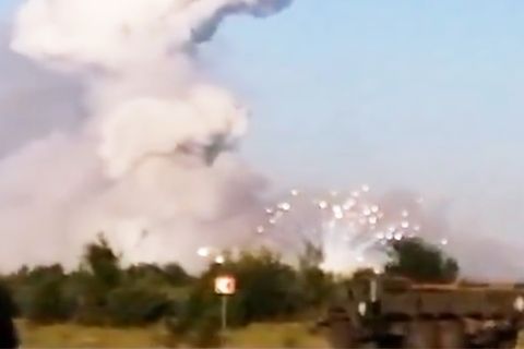 Ukrainische Drohnen zerstören Munitionsdepot in Russland