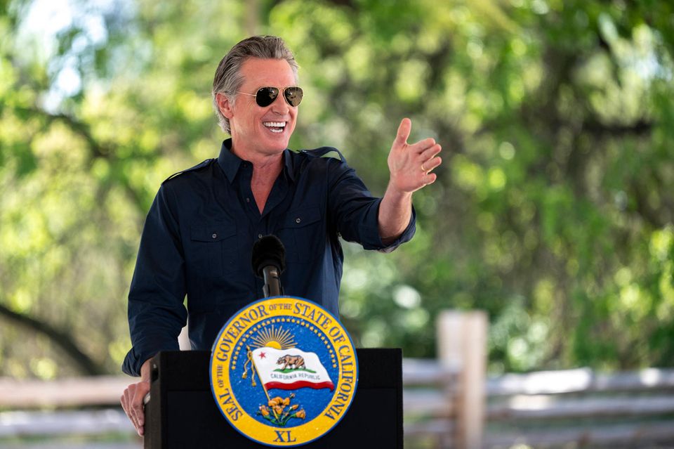 Gavin Newsom ist Gouverneur von Kalifornien