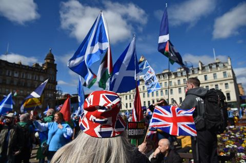 Schottland: Demo für die Unabhängigkeit