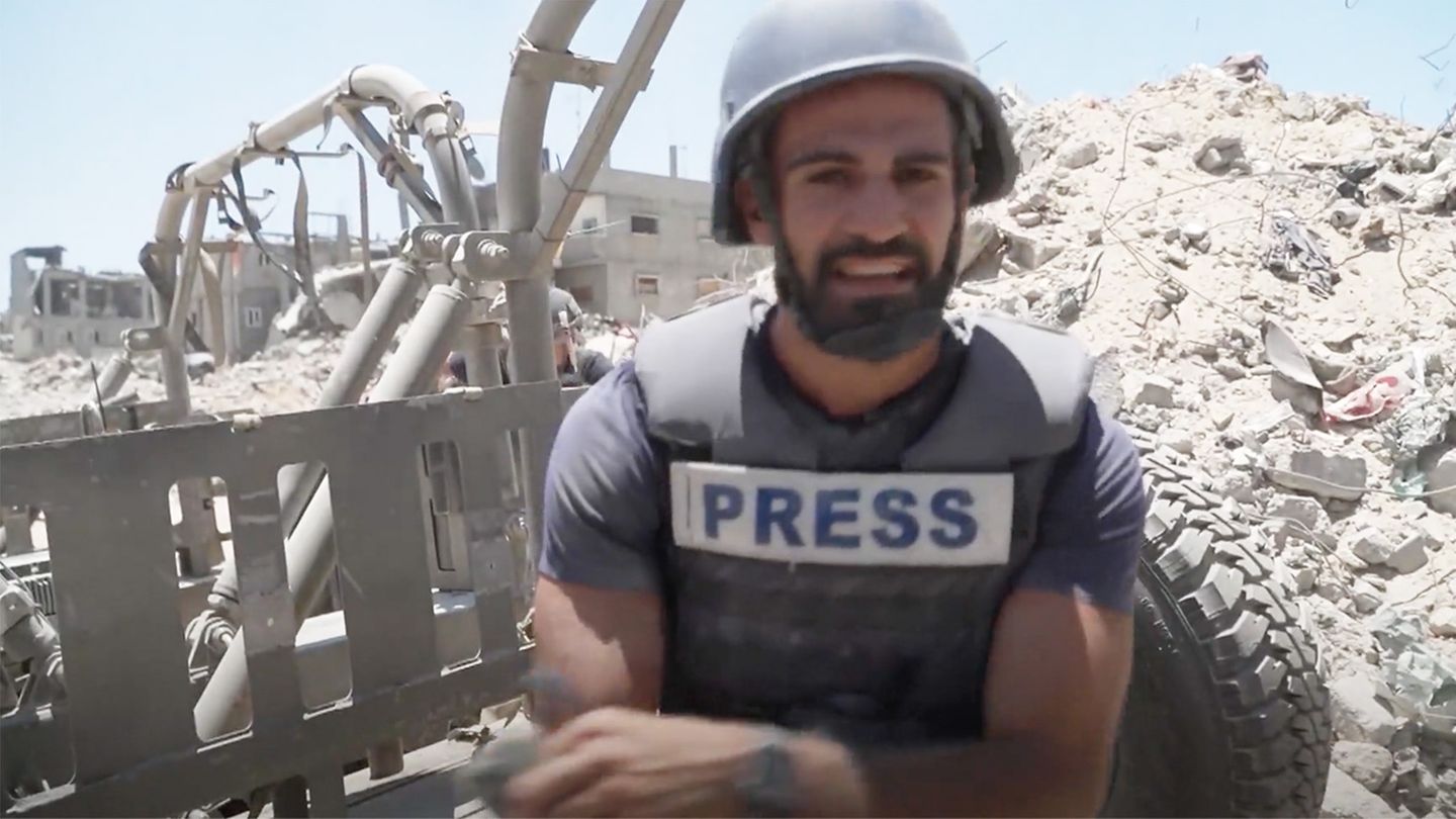 Gazastreifen: Reporter geraten bei erstem Rafah-Besuch unter Beschuss