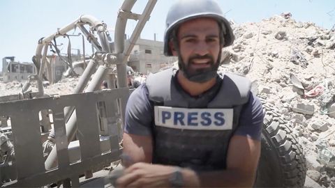 Reporter geraten bei erstem Rafah-Besuch unter Beschuss
