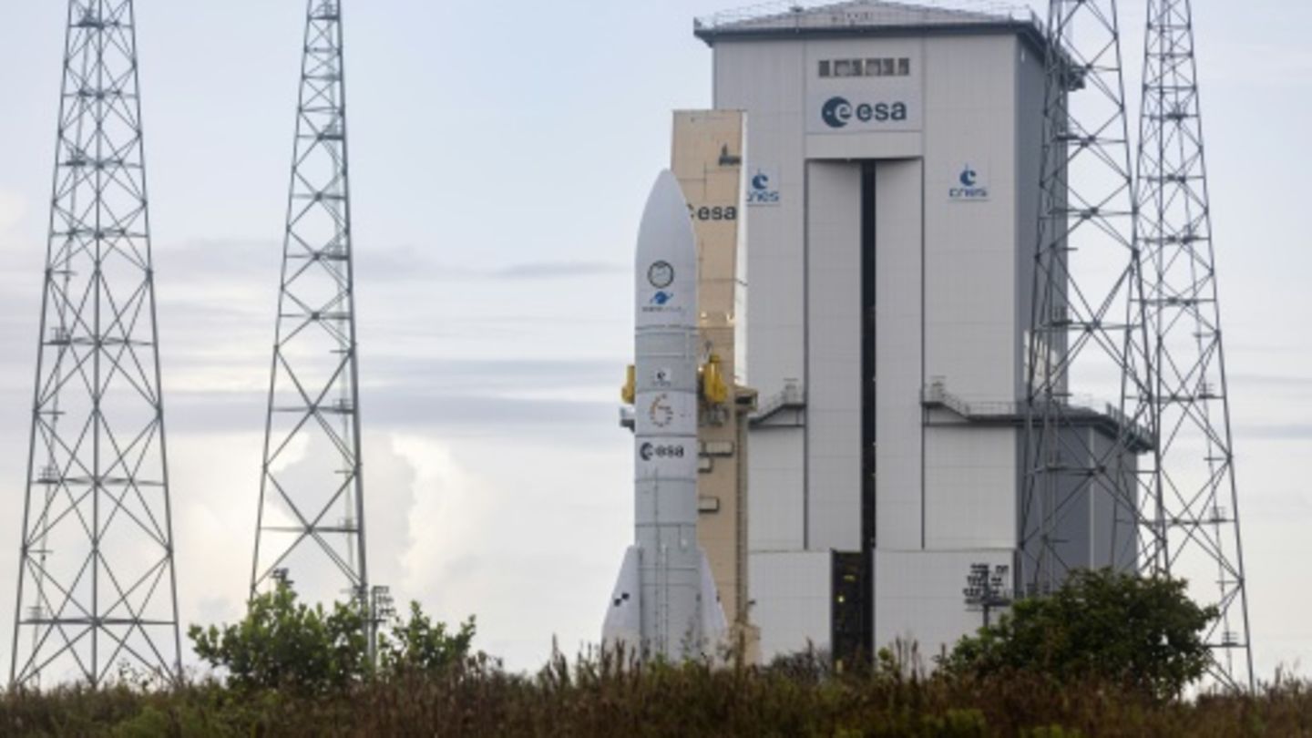 Start von Europas neuer Trägerrakete Ariane-6 um eine Stunde verschoben
