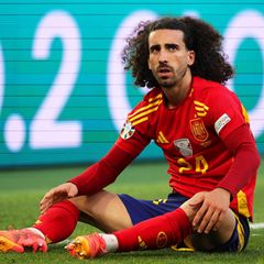 Kein Liebling der deutschen Fans: Spaniens Marc Cucurella