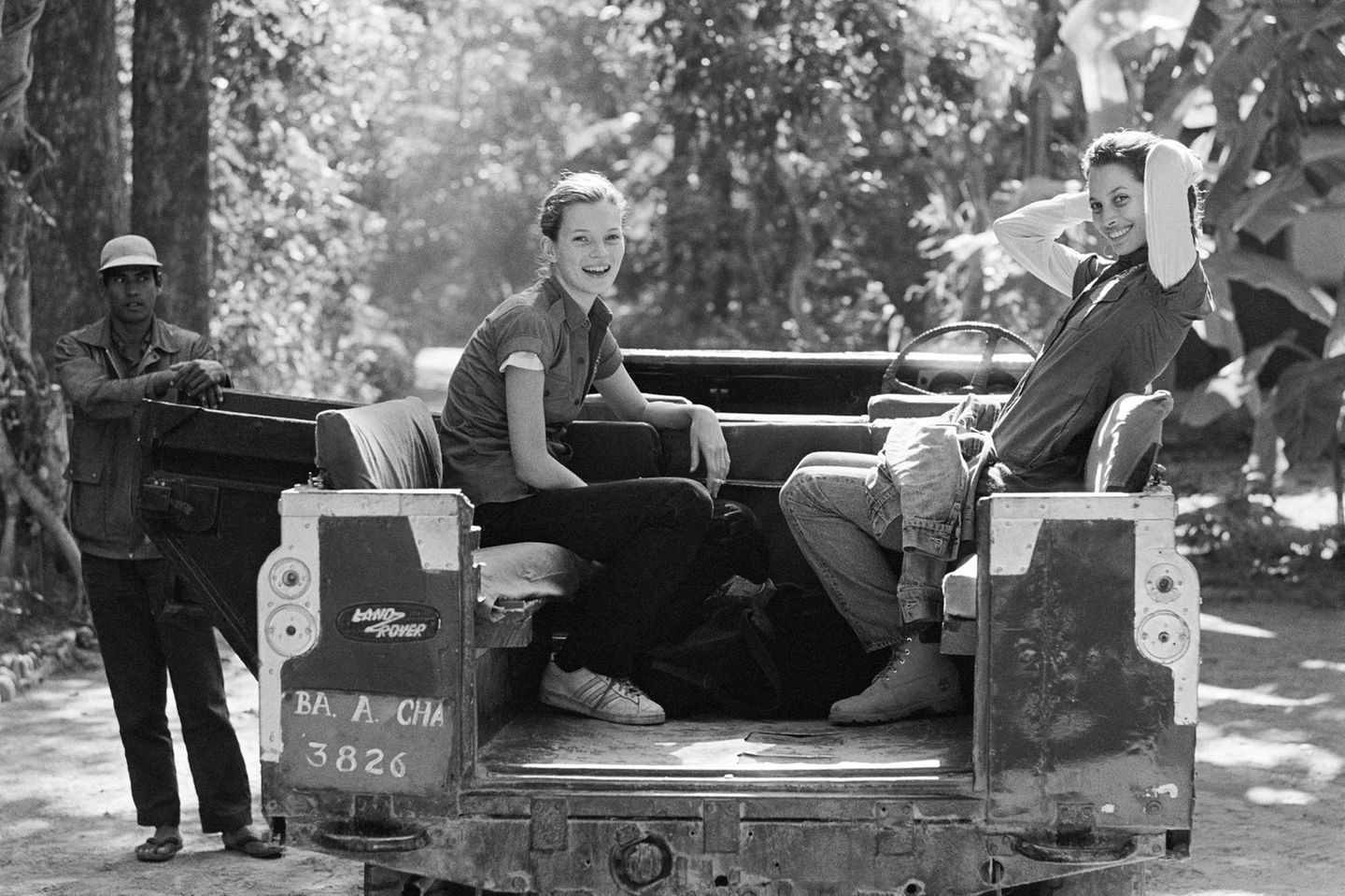 Kate Moss und Christy Turlington fotografiert von Arthur Elgort