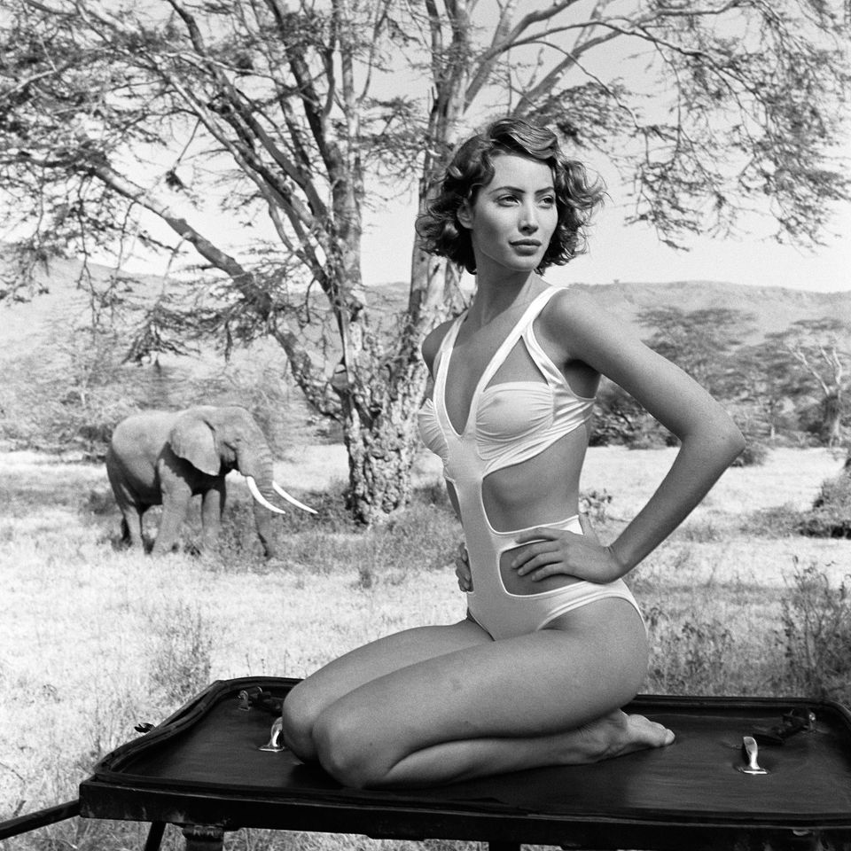 Christy Turlington fotografiert von Arthur Elgort