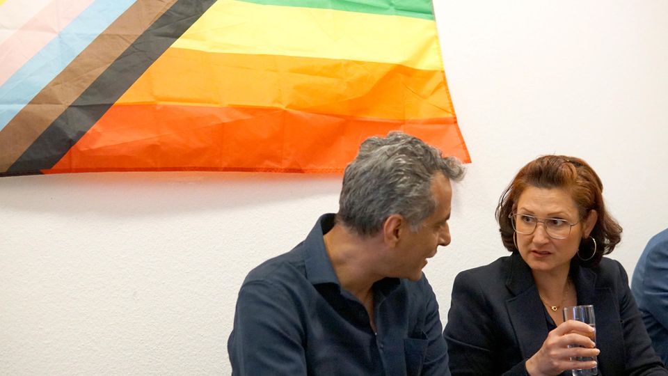 Ferda Ataman and Ayman Qasarwa