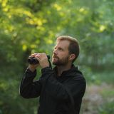 Xavi Bou bei der Arbeit mit dem Fotoapparat