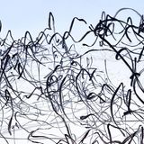 Ornithographie 112# Milvus migrans , Schwarzmilan Vogelschwarm, Tarifa, Spanien, 2017