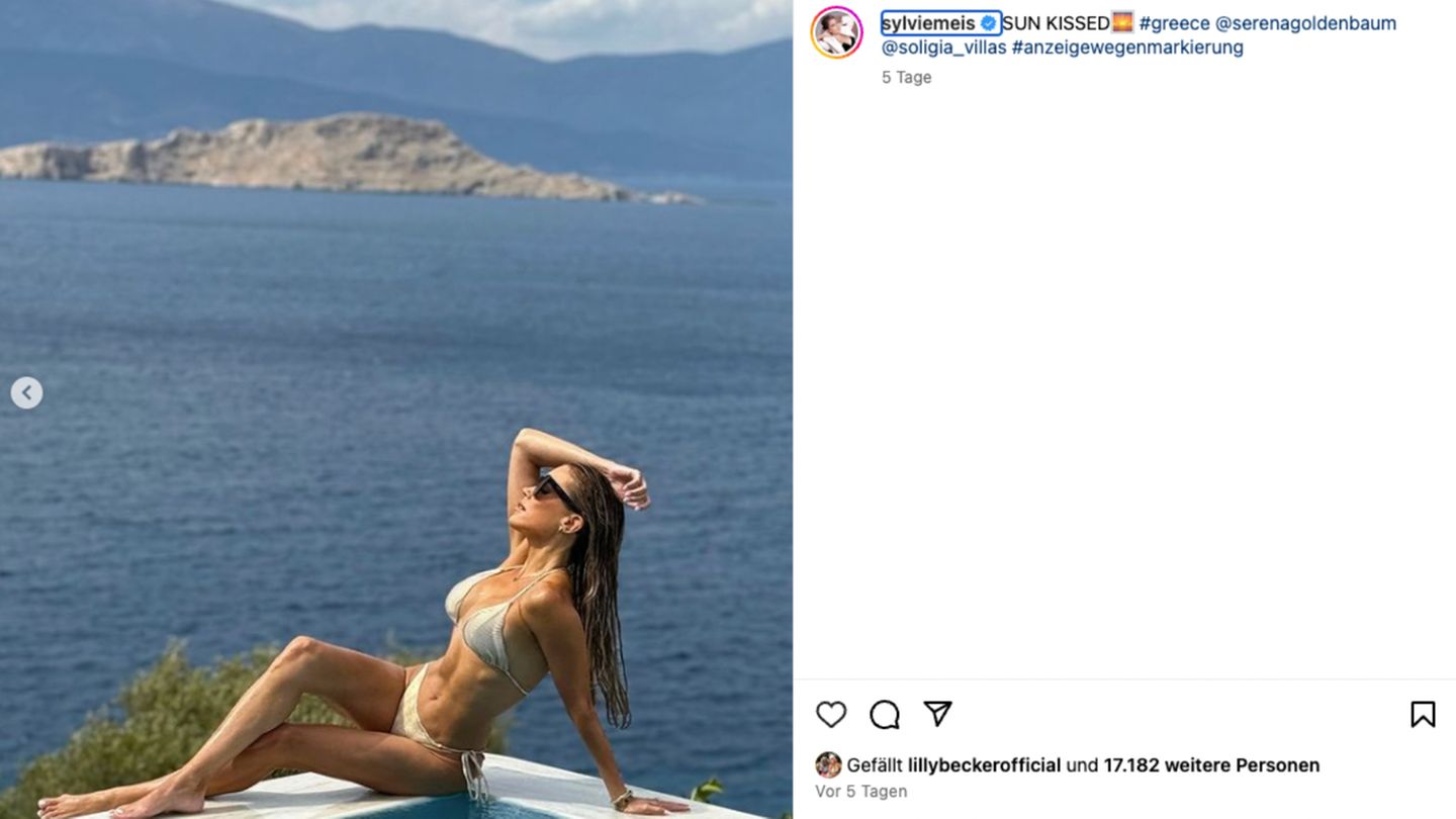 Stars im Urlaub: Sylvie Meis Stars im Urlaub: Sylvie Meis