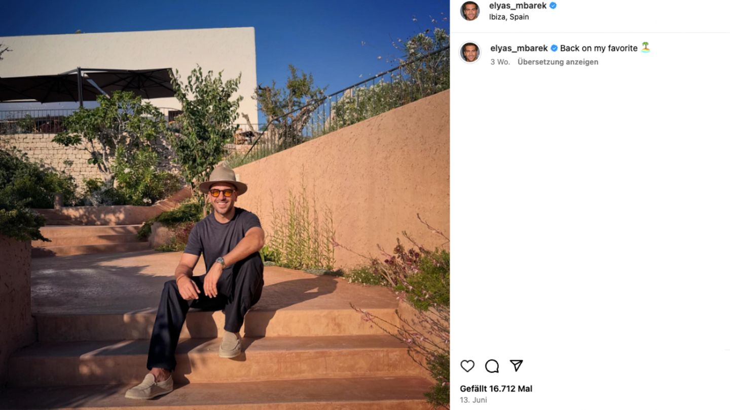 Stars im Urlaub: Elyas M'Barek