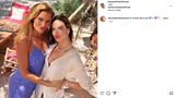 Stars im Urlaub: Esther Cañadas und Alessandra Ambrosio