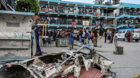Schulen dienen vielen Menschen in Gaza als Fluchtort. Doch auch dort sind sie meist nicht sicher