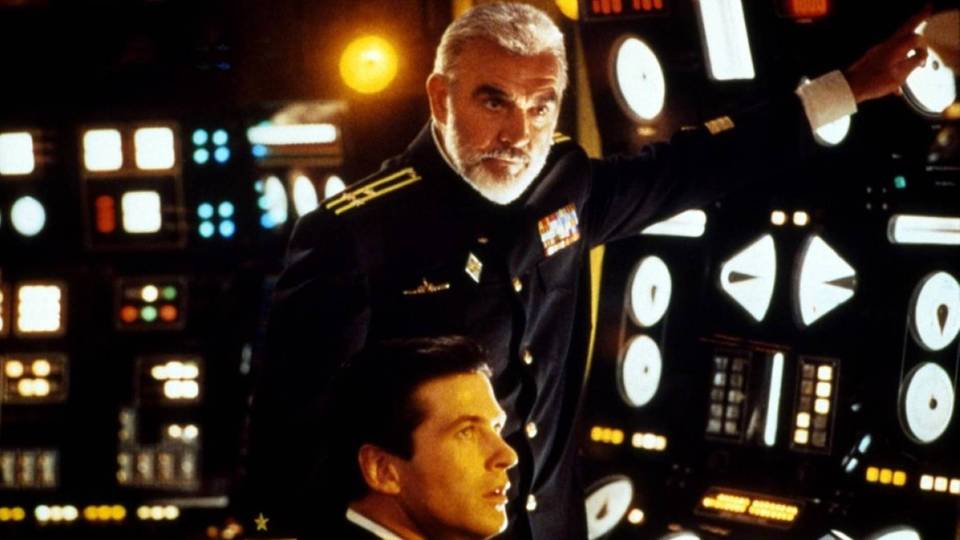 Alec Baldwin und Sean Connery im U-Boot "Roter Oktober"