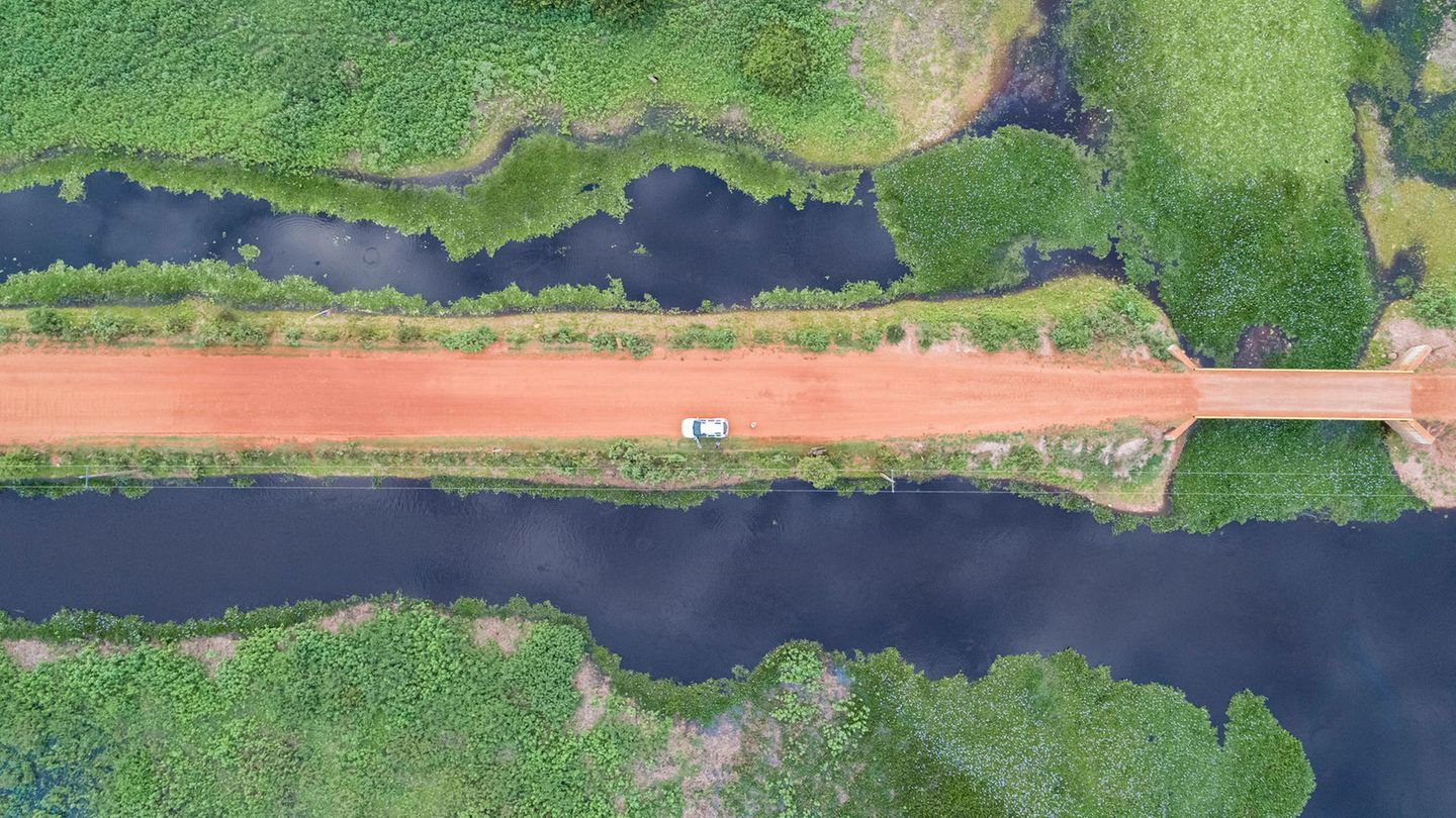 Normalerweise leuchtet das Pantanal blau und grün