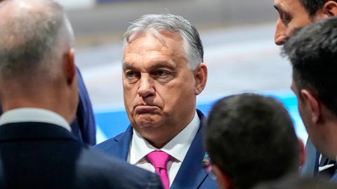 Ungarns Ministerpräsident Viktor Orban verließ den Nato-Gipfel frühzeitig