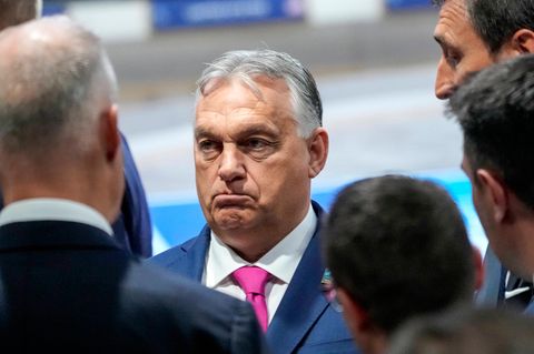 Ungarns Ministerpräsident Viktor Orban verließ den Nato-Gipfel frühzeitig