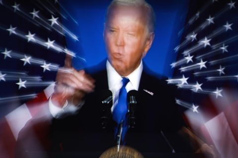 Zerrbild oder Wirklichkeit? US-Präsident Joe Biden hält sich weiterhin für den einzigen, der Donald Trump besiegen kann
