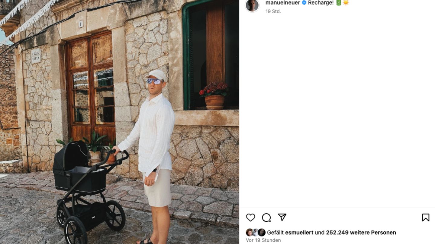 Stars im Urlaub: Manuel Neuer