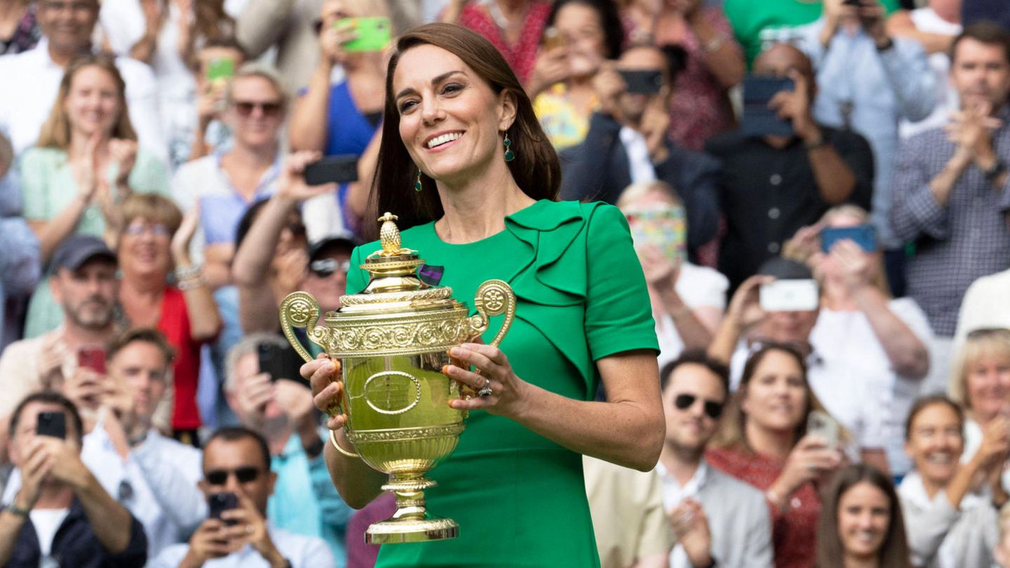 Finale der Männer: Zweiter Auftritt der krebskranken Prinzessin: Kate besucht Tennisturnier in Wimbledon