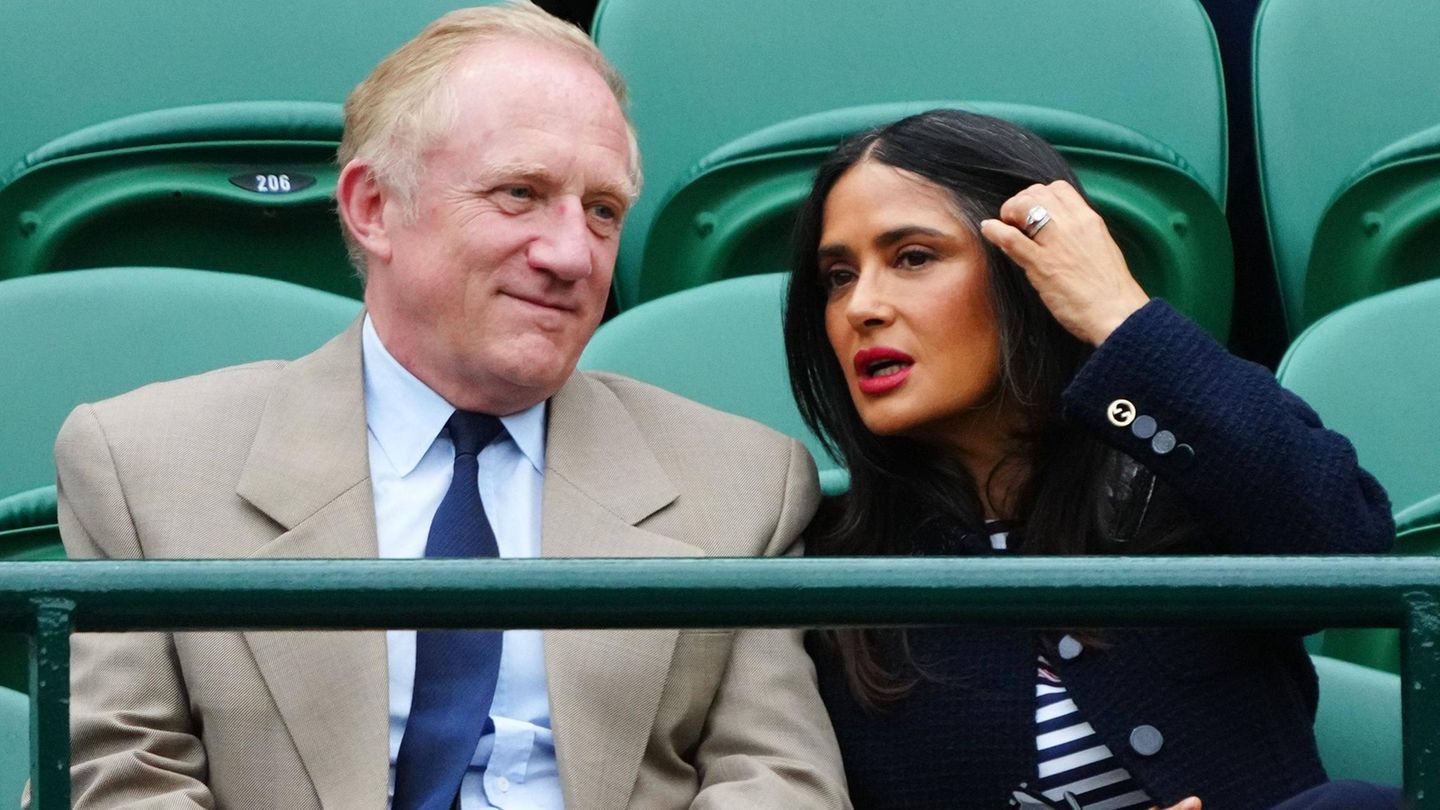 Wimbledon: Salma Hayek