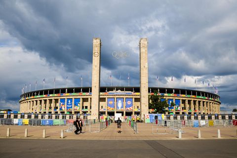 Am Abend werden sich hier zahlreiche Fans tummeln, wenn Spanien und England im EM-Finale aufeinandertreffen