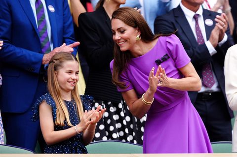 Tennisturnier: Prinzessin Kate strahlt mit Tochter Charlotte in Wimbledon