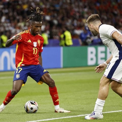 Traf nach wenigen Sekunden in der zweiten Halbzeit: Spaniens Nico Williams