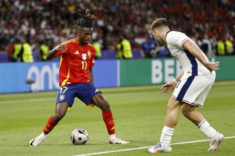 Traf nach wenigen Sekunden in der zweiten Halbzeit: Spaniens Nico Williams
