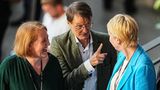 Bundesgesundheitsminister Karl Lauterbach, Bundesfamilienministerin Lisa Paus und Bundesratspräsidentin Manuela Schwesig
