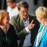 Bundesgesundheitsminister Karl Lauterbach, Bundesfamilienministerin Lisa Paus und Bundesratspräsidentin Manuela Schwesig