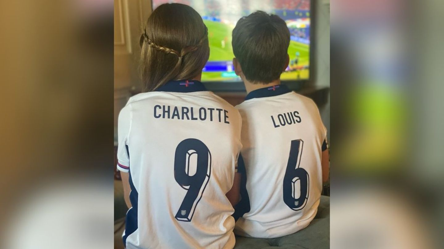 Prinzessin Charlotte und Prinz Louis: So fieberten sie beim EM-Finale mit