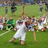 Dieses ikonische Bild braucht eigentlich keine Erklärung: Thomas Müllers größter Triumph – der WM-Sieg 2014
