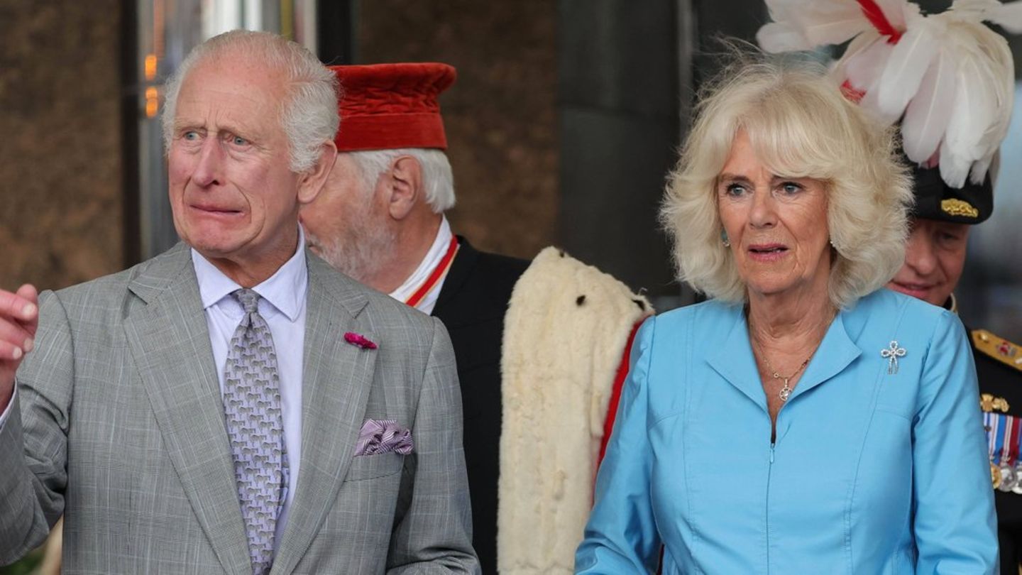 König Charles III. und Königin Camilla: Sie wurden bei Jersey-Besuch evakuiert