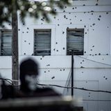 Sogar der Nationalpalast, die offizielle Residenz des Präsidenten in der Hauptstadt, ist übersäht mit Einschusslöchern