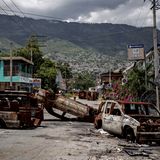 Die Spuren der gewalttätigen Auseinandersetzungen sind überall in der Hauptstadt sichtbar