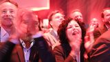 BSW-Abgeordnete jubeln nach dem Europawahl-Ergebnis