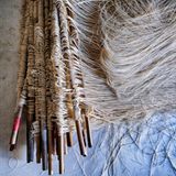 Taiwan: Die fast fertigen Nudeln erinnern an Gardinen