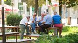 Rentner in Albanien