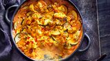 Blitzrezept: Scharfes Zucchini-Gratin mit Fetakruste